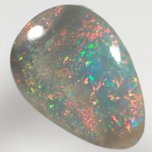 SOLID SEMI BLACK OPAL Sparkling bright fire